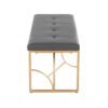 Constellation - Contemporary Bench - Gold / Gray - Image 2