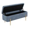 Daniella - Contemporary Bench - Gold / Blue - Image 2