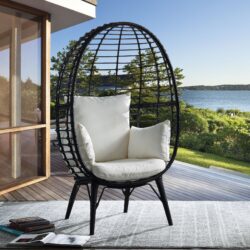 Penelope - Patio Lounge Chair - Black