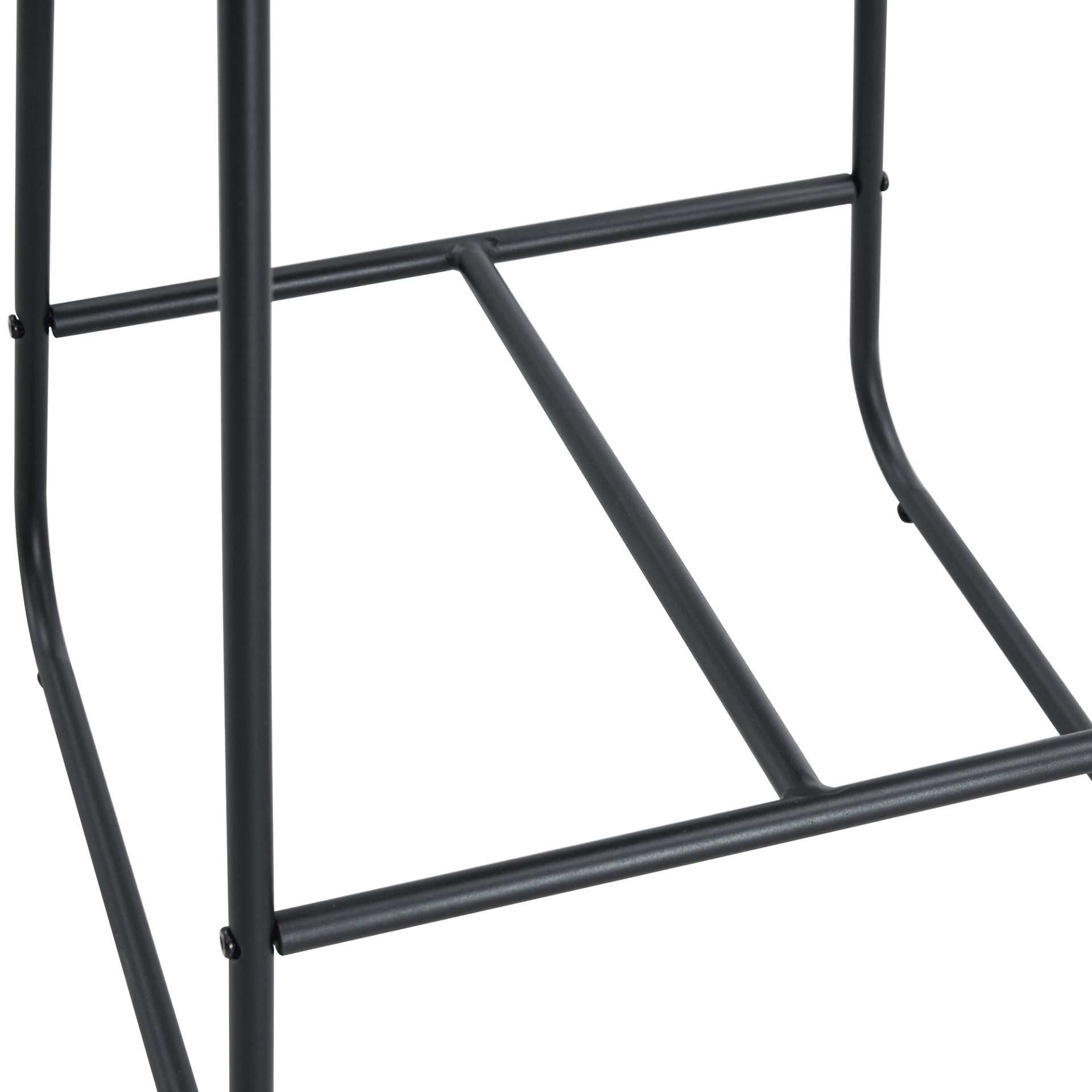 (Set of 2) Modern Minimalist Style Material Bar Stools, Suitable For Kitchen, Bar And Modern Home Design - Black - Image 21