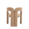 Contemporary Velvet Upholstered Accent Dining Chair - Camel Teddy - Image 23
