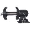 5" Multi Jaw Rotating Bench Vise, 360 Degree Swivel Clamp Metal - Black - Image 2