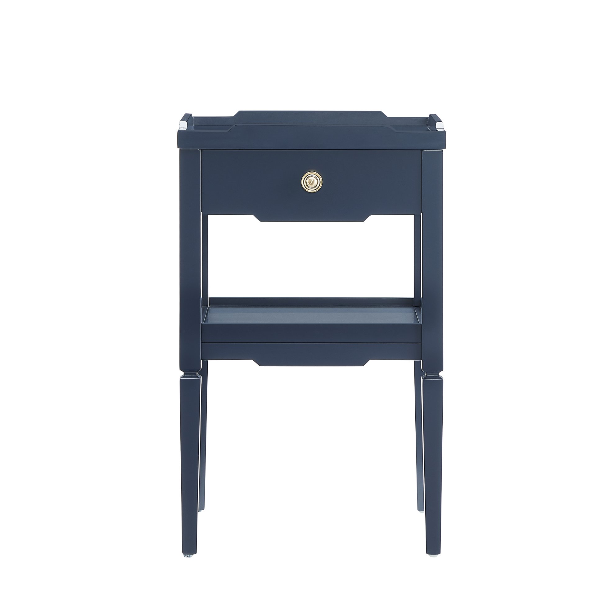 Foley - 1 Drawer Nightstand With Pull - Dark Blue - Image 8
