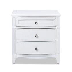 Dauphin - 3 Drawer Accent End Table - Gray Cashmere