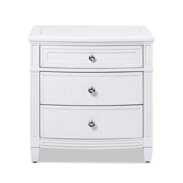Dauphin - 3 Drawer Accent End Table - Gray Cashmere