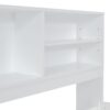 Full Size Daybed With 2 Bedside Cabinets, Upper Shelves And 4 Drawers - White - Image 6