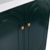 Modern 30" Freestanding Bathroom Vanity With Soft Close Cabinet Doors, Excluding Sink - Dark Green - Image 15
