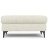 Ava - Mid Century Ottoman - Cream - Image 2