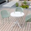 2 Piece Durable Single Chair With Mesh Hollow Out Design - Light Green - Image 10