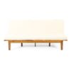 Outdoor Elegance Daybed With Convertible Design Cushion Frame - Beige - Image 6
