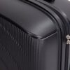 Expandable Hardshell Suitcase Double Spinner Wheels Pp Luggage Sets Lightweight Durable Suitcase With Tsa Lock, 3 Piece Set (20/24/28) - Black - Image 11