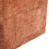 Multifunctional Chenille Recliner Sofa With Storage And Phone Bracket For Living Room Or Bedroom - Orange - Image 17