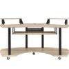 Eleazar - Music Recording Studio Desk Wood - Oak - Image 10