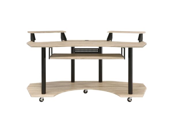 Eleazar - Music Recording Studio Desk Wood - Oak