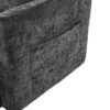 Multifunctional Lazy Person Sofa Recliner With Storage Backrest And Cell Phone Bracket For Living Room Or Bedroom - Black - Image 24
