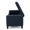 Guernsey - Ottoman Fabric Storage With Tufted Top - Navy Blue - Image 11