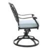 Dining Swivel Chair (Set of 2) - Light Blue - Image 5