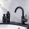 Bathroom Faucet Single Hole Single Handle - Matte Black - Image 2