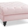 Charming Traditional Ottoman - Pink - Image 6
