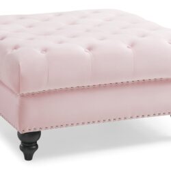 Charming Traditional Ottoman - Pink