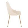Giovanni - Contemporary / Dining Chair (Set of 2) - Gold / Cream - Image 3