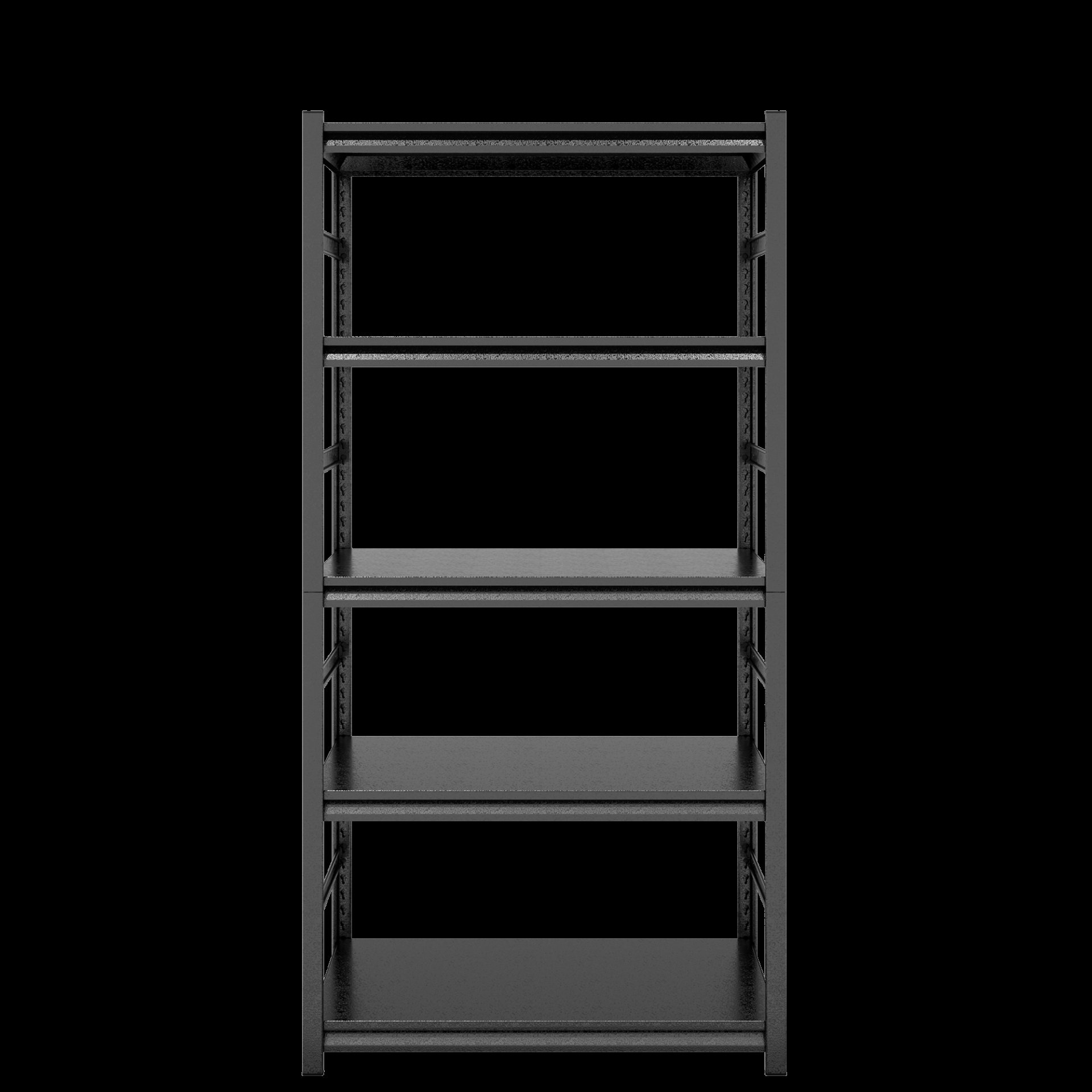 Adjustable Heavy Duty Shelving 5 Tier Storage Shelves, 2000Lbs Load, Kitchen, Garage - Black - Image 19