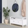 Warm Shaker - Entryway Storage Bench - White - Image 6