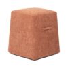 Oliver - Tapered Square Upholstered Ottoman - Spice Orange Fleeced - Image 16