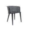 Milan - Outdoor Dining Chair (Set of 2) - Black - Image 8