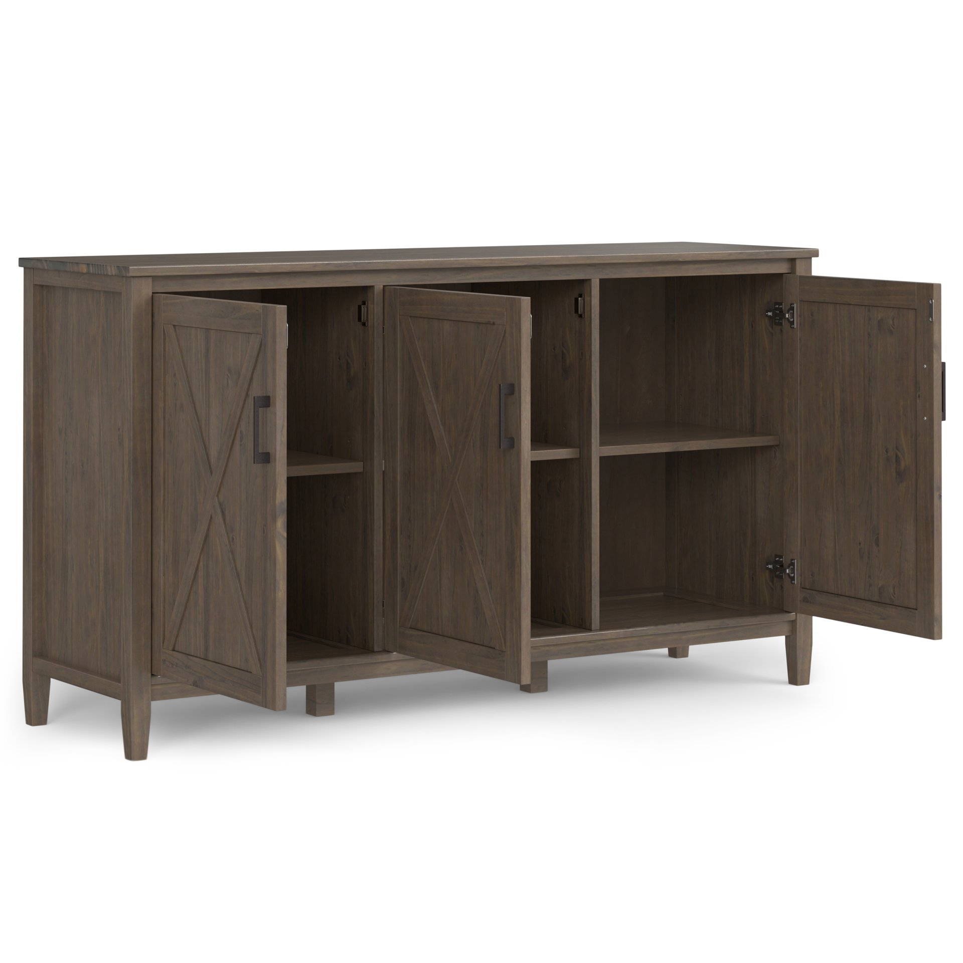 Ela - Wide Storage Cabinet - Smoky Brown - Image 8