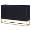 Modern Sideboard Elegant Buffet Cabinet With Large Storage Space For Dining Room, Entryway - Black - Image 8