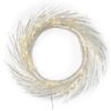 Paper Wreath With LED - White - Image 5
