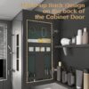 Aluminium Medicine Cabinet Mirror With LED Light And Defogging Function - Gray - Image 7