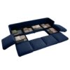 Modular Sectional Sofa With Storage Extra Large U Shaped Couch - Blue - Image 13