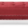 Ottoman For Contemporary Homes - Cherry - Image 7