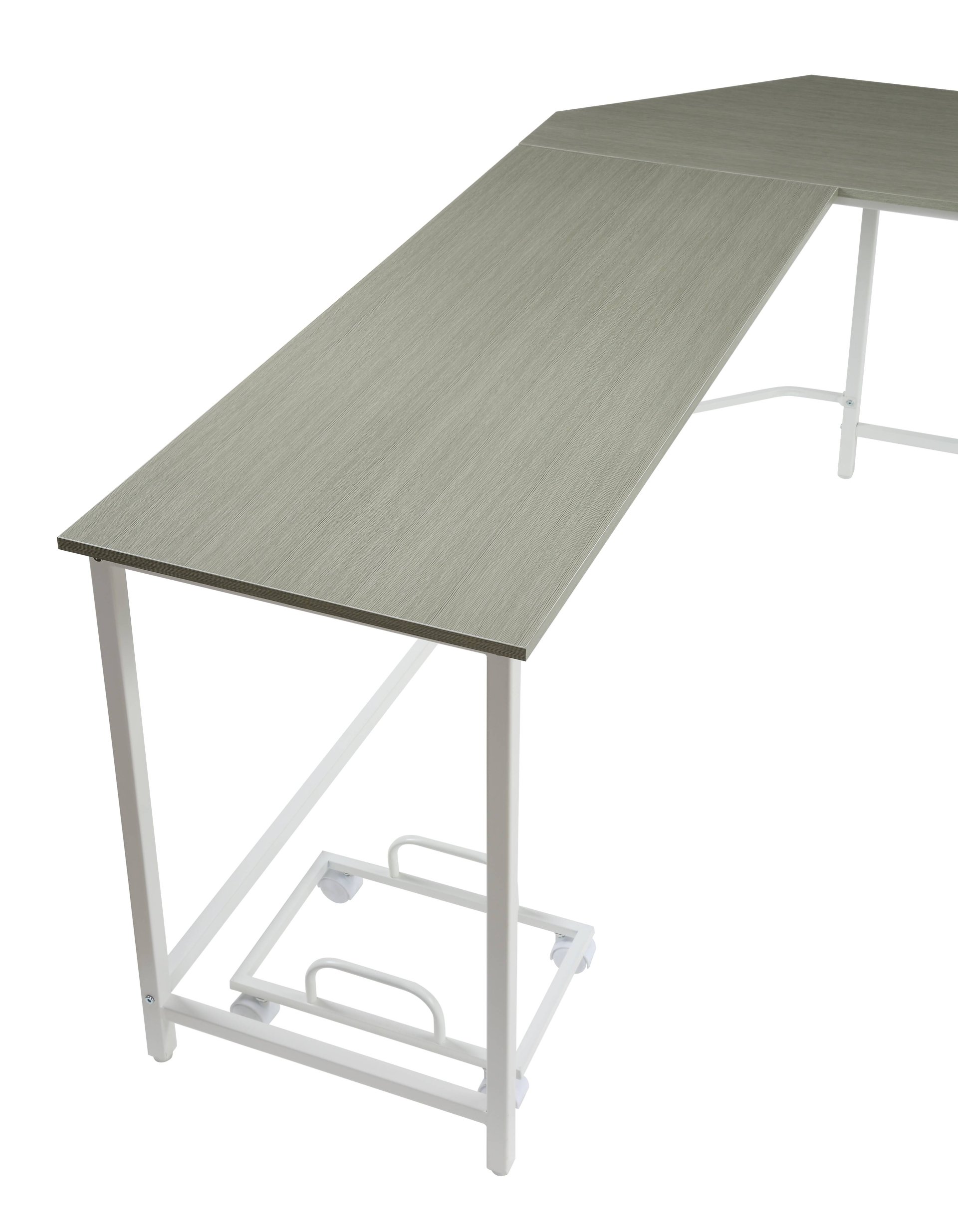 Bambina - Computer Desk - Gray / White - Image 2