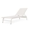 Modern Outdoor Finn Chaise Lounge With Comfort Mesh - White - Image 7