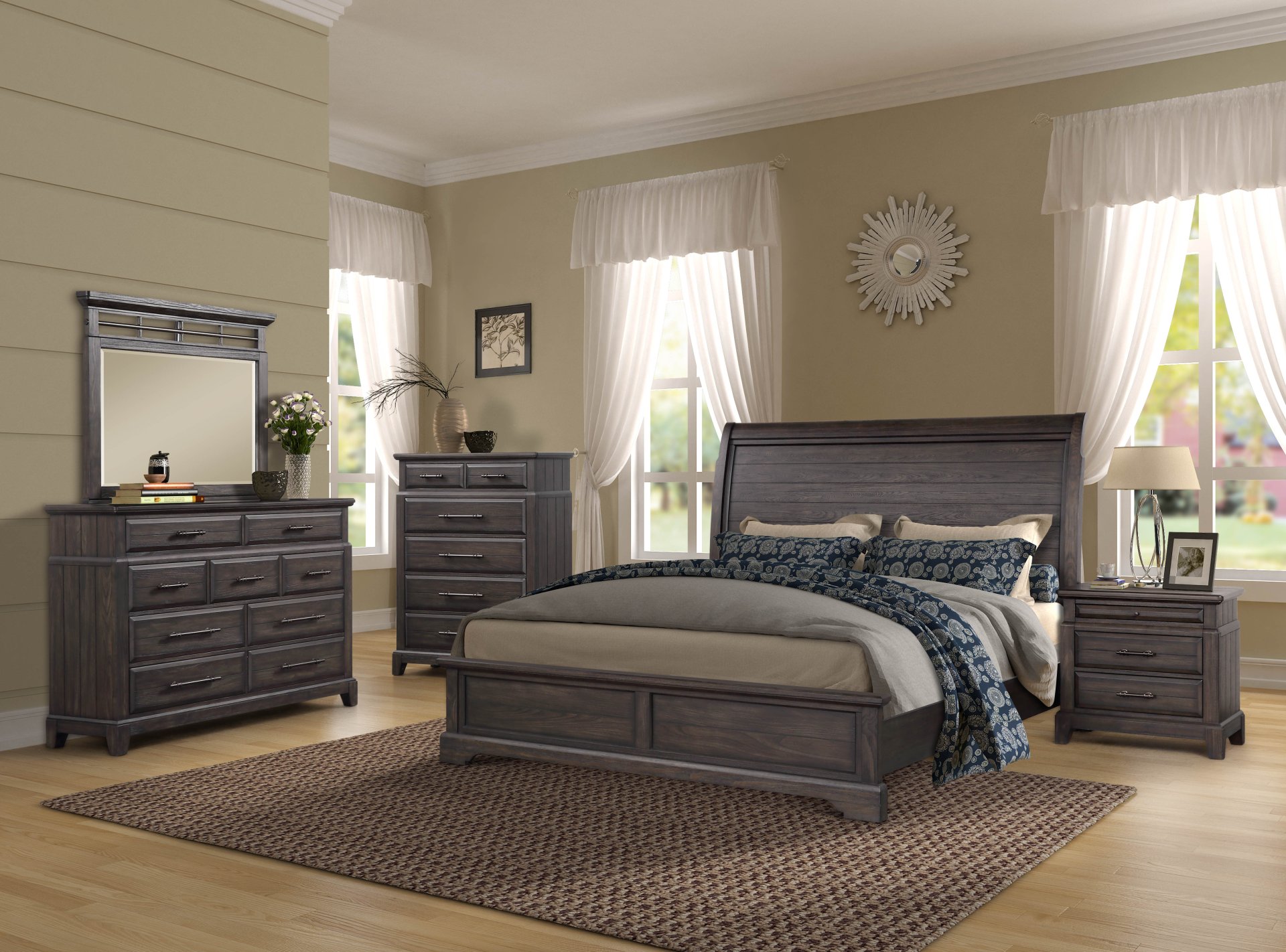9 Drawer Dresser - Mahogany - Image 5