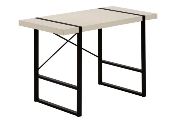Computer Desk For Home Office, Laptop, Contemporary, Versatile Placement - Taupe