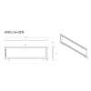 Adelaide - Queen Bed With LED - Black - Image 6