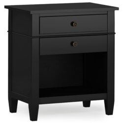 Carlton - Bedside Table - Black