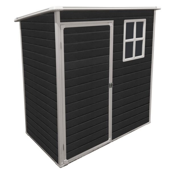 Outdoor Storage Shed Kit Perfect To Store Patio Furniture - Black