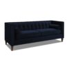 Jack - Modern Tuxedo Tufted Sofa - Dark Navy Blue - Image 2