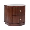Valentine - 2 Drawer Storage Side Table - Dark Walnut - Image 16