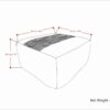Sabella - Square Woven Outdoor / Indoor Pouf - Gray / White - Image 6