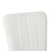 Modern Dining Chair (Set of 4), Cloth Upholstered, Electroplated Metal Legs, Versatile For Home Use - White - Image 5