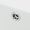 Wall Mounted Bathroom Sink With Towel Bar & Overflow - White / Black - Image 11