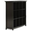 Amherst - 12 Cube Storage Bookcase - Hickory Brown - Image 4