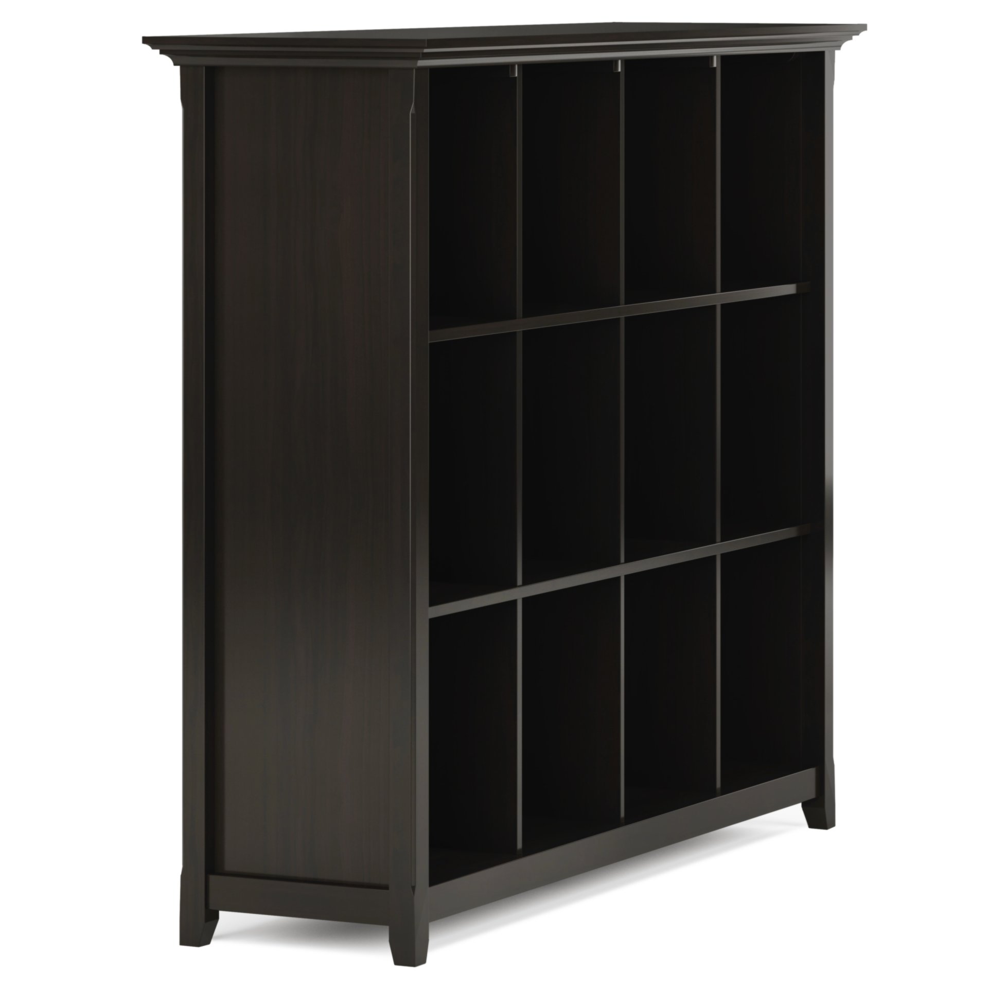 Amherst - 12 Cube Storage Bookcase - Hickory Brown - Image 4