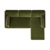 Knox - Modern Farmhouse Reversible Chaise Sectional Sofa - Green - Image 3